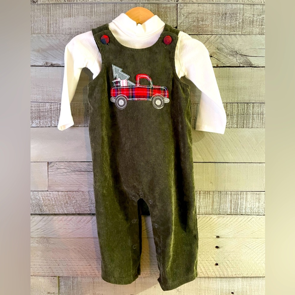 Baby Christmas Overalls!